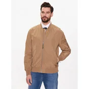 Lindbergh Bomber jakna 30-321000 Rjava Regular Fit
