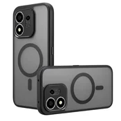 Hibridni ovitek HaloFrost II MagSafe za Honor 600 Smart - frosted black