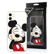 Silikonski ovitek Disney Mickey 003 za Apple iPhone 12/12 Pro - prozoren