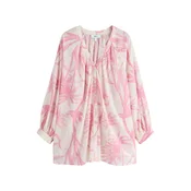 Next Bluza ecru / roza