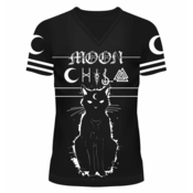 ženska majica - MOON KITTY VARSITY - HEARTLESS - POI1119