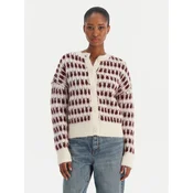 Vero Moda Pletena jopica Lisa 10336622 Bež Regular Fit