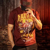 Hardcore majica moška - HELL RIDER - HYRAW - 262TS06
