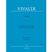 VIVALDI:GLORIA RV 589 SSAA VOCAL SCORE