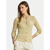LAUREN RALPH LAUREN Pletena jopica Cable 200P14040501 Bež Regular Fit