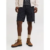 Jack & Jones Kratke hlače iz tkanine Cole Frank 12291369 Črna Regular Fit