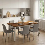 vidaXL Kvadratna jedilna miza 160 x 80 x 75 cm Masiven les akacije