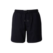 DAN FOX APPAREL Hlače Ian marine/bela