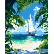 Rayher. Slikanje po številkah, Tropical coastline