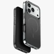 UNIQ Ovitek Clario za iPhone 17 Pro z magnetnim polnjenjem, črn