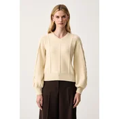 Armani Exchange loungewear pulover ženski z dodatkom volne