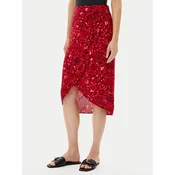 Pepe Jeans Midi krilo Clau PL901199 Rdeča Slim Fit