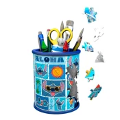 Ravensburger - Puzzle Čaša za svinčnike Stitch: Šiv: - 40 - 99 kosov