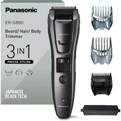 Panasonic Panasonic ER-GB80 Bart-, lasni & telesni trimer - vodoodporen, 39 dolžin