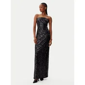 PINKO Večerna obleka 105527 A2Q4 Črna Regular Fit