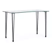Pisalna miza s stekleno mizno ploščo 60x120 cm Rondo – Bizzotto