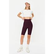 Trendyol Damson Knitted Sports Biker/Cycling Leggings