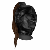 Xtreme – Mask With Ponytail - Rjava