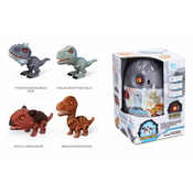 Dino v jajcu z zgibanjem z učinki