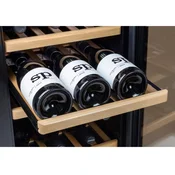 CASO WineComfort 24 Crna vinska omara za 24 steklenic