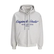 JACK & JONES Jopa na zadrgo Norrebro modra/pegasto siva