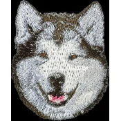 shumee Aljaški malamut - našitek v obliki psa, vezeni našitek, edinstvena dekoracija nahrbtnika znamke Art-Dog