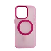 Silikonska futrola Magsafe FLURO COLOR HONOR 400 Lite ROZE