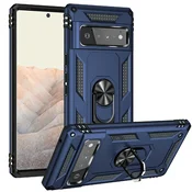 GS Oklepni ovitek za Google Pixel 6 Pro, Nox Case Ring, temno moder
