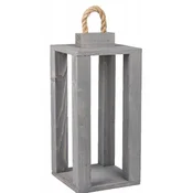 IN Lesena svetilka LANTERNA naravno siva 32cm TD501.SZ