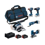 BOSCH Kombinirani komplet akumulatorskega orodja 5-delni 18V 0615A500BV