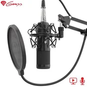 GENESIS Mikrofon Radium 300, XLR, namizni, črn