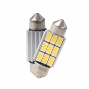 2x avto LED sijalka – žarnica C5W 36mm 3.2W 450lm 12V CANBUS OSRAM toplo bela 3000K