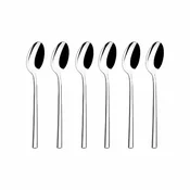Set of 6 moka coffee spoons, stainless steel, Verona - BRA
