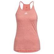 ADIDAS PERFORMANCE Sportski top, pastelno crvena / bijela