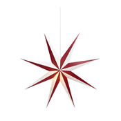Markslöjd 704523 - Božicne dekoracije ALVA 1xE14/25W/230V crvena/bijela 75 cm