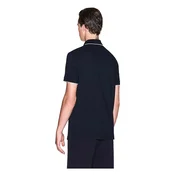 Bombažen polo Armani Exchange moški, mornarsko modra barva, XM001285 AF10366