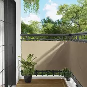 Balcony ekran 90 x 200 cm PU prekriveni oksford alu