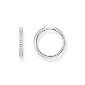 Thomas Sabo CR673-051-14 Silver Hoop Earrings Pavé Silver 20,0 mm Ladies