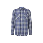 INDICODE JEANS Srajca Stanlei mornarska/svetlo modra/volneno bela