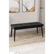 Hanah Home klupa Arwen Bench, 105 cm, crna