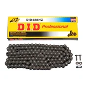 D.I.D POGONSKA VERIGA 428NZ-136 (136-ČLENSKA) BREZ O-OBROČEV (ODPRTO + ZAPONKA)