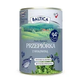 slomart BALTICA Smaki regionów Prepelič z govedino - mokra hrana za pse - 400g