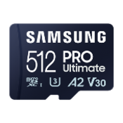 Samsung PRO Ultimate/micro SDXC/512GB/200MBps/UHS-I U3 / Class 10/+ Adapter/Blue