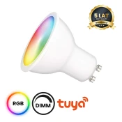 shumee LED žarnica Wi-Fi GU10 5W Smart Tuya RGB+CCT+DIM