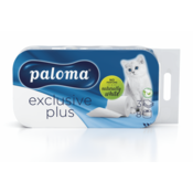 Paloma Exclusive toaletni papir, bijela, 8 komada