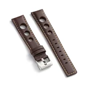 Kožni kaiš Diloy 24mm DIL355.2 Tamno braon boja
