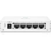HPE Networking Instant On Switch Series 1430 5-Port Gb Unmanaged Layer 2 Ethernet Switch | 5X 1G | Fan-Less | US Cord (R8R44A#ABA)
