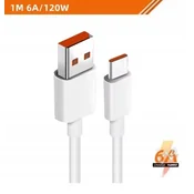KABEL ZA HITRO POLNJENJE 3.0 TIPA C, 480 Mb/s, 6 A, 120 W 1 m - 10018