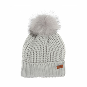 Ženska grubo pletena kapa Barbour Saltburn Beanie — Ice White