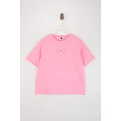 Trendyol Curve Ženska majica Tbbss25Bf00015, Roze